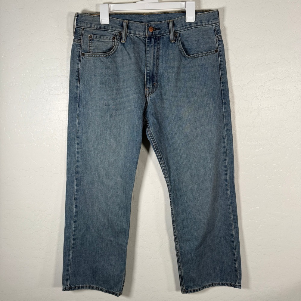 Levi's 569 Loose Straight Jeans Mens 34x30 (Fits 34x29) Blue Denim Classic